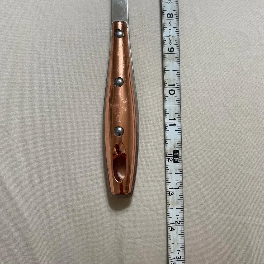 Brandani Serving‎ Fork with Copper Colored Handle 13